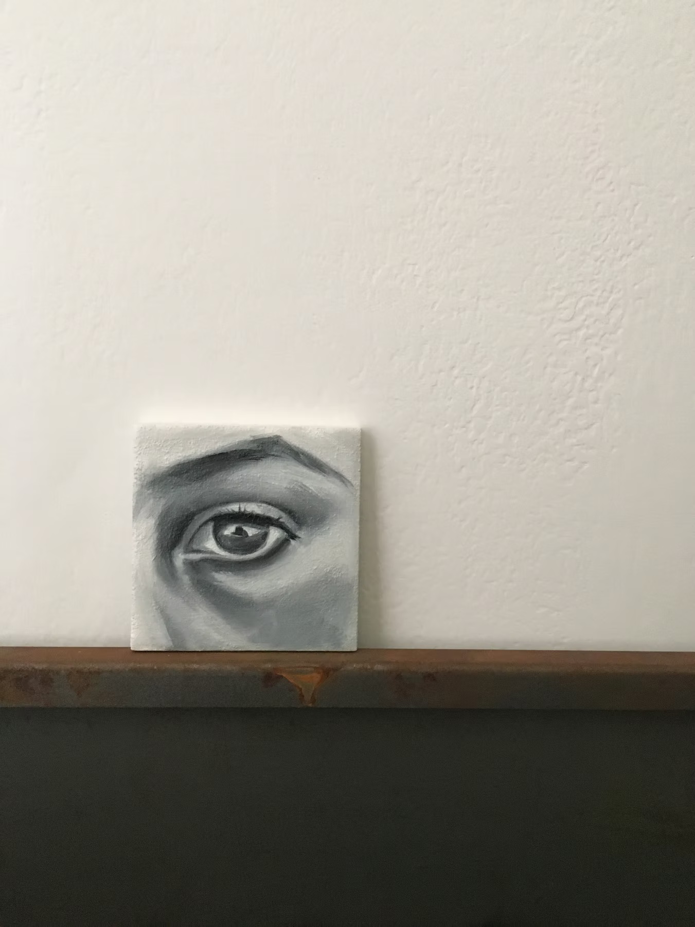 Olio su mattonella